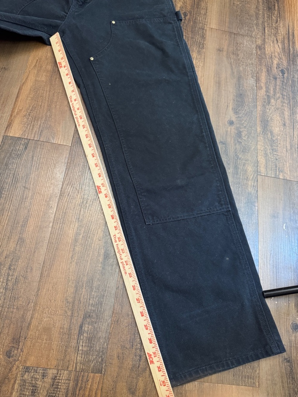 Carhartt B01 14800 Double Knee USA 36x34 Black - Picture 5 of 16
